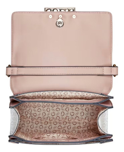 Bolsa Guess Coralie Con Cadena Crossbody Mujer Cuero