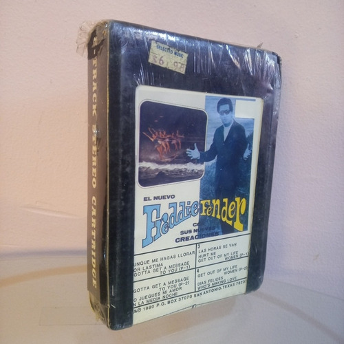 Freddie Fender El Nuevo Cartucho 8 Track Importado Sellado