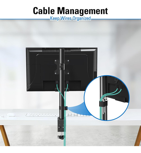 Soporte De Monitor Unico Mountup, Soporte De Monitor Ajus...