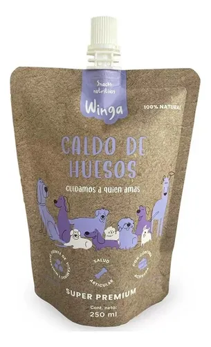 comprar Winga Caldo De Huesos Para Perros 250 Gr. 