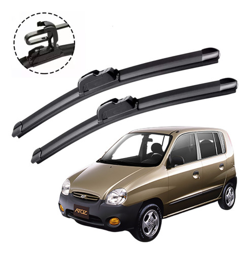 2 Plumas Limpiaparabrisas Reluvsa Para Hyundai Atos 2003