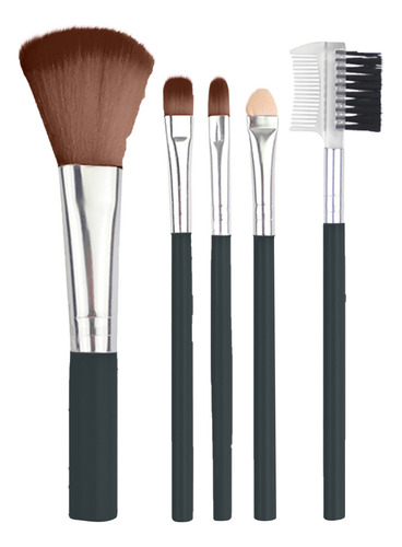 Juego De 5 Brochas De Maquillaje G Black Eye Shadow Brush Li