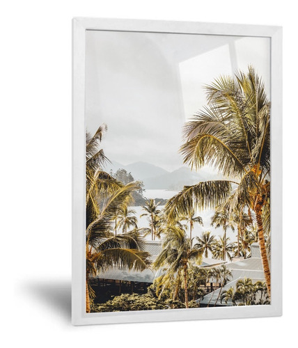 Cuadro Palmeras Paisaje - 50x70 Cm - Calidad Premium