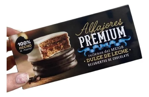 comprar Caja 20 Alfajores Receta Argentina Chocolate Blanco Y Negro