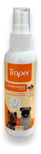 Colonia Para Perros Unisex Spray X 140 Ml Traper.