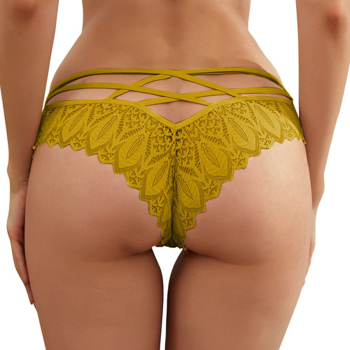 Lencería En U Para Mujer, Calzoncillos De Encaje Con Tanga 6