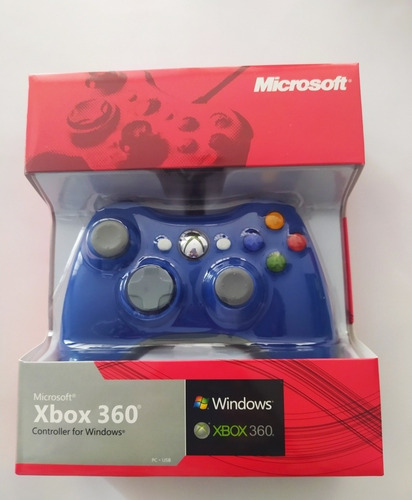 Control Para Xbox 360 Y Pc Con Cable Compatible