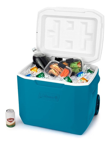 Imagen 5 de 6 de Conservadora Coleman Performance 60qt Con Ruedas 28 Lts