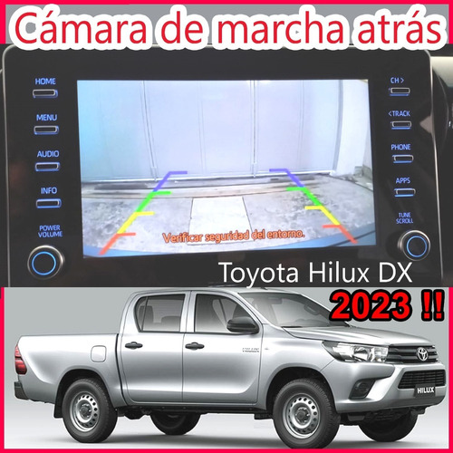 Camara Toyota Hilux 2023 Dx + Video De Instalación + Envio!!