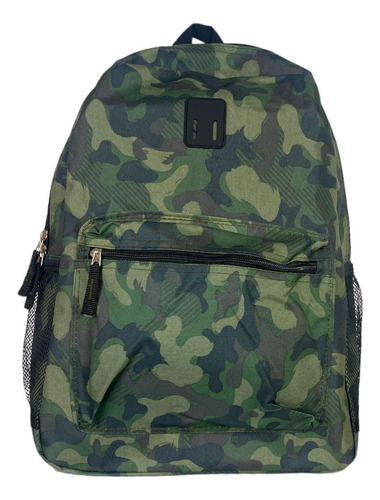 Mochila Escolar Infantil Camuflagem Militar Clio