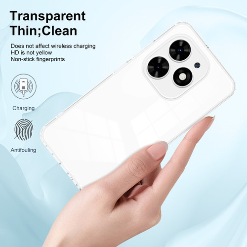 Funda Tpu + Pc Para Tecno Spark 20 Pro+ Para Tecno Spark Go