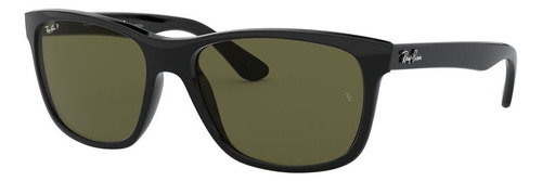 Arm. Solar Ray-ban 0rb4181 Hombre Polarizado Color 601/9A Color de la lente Verde Color de la varilla Negro Color del armazón Negro