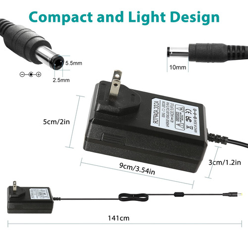 Adaptador De Fuente De Alimentación Hzhfcb 24v 3a 72w Para I