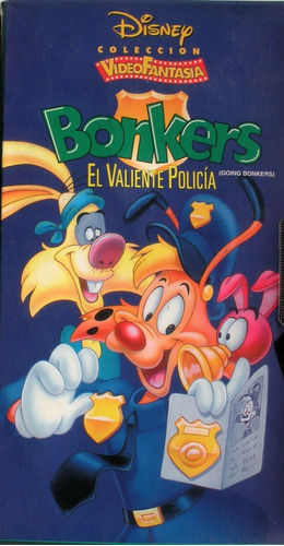 Vhs - Bonkers - El Valiente Policia - Disney