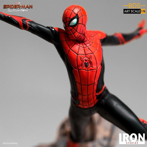 Imagen 2 de 10 de Figura Iron Studios Spiderman Far From Home Bds Art S. 1/10