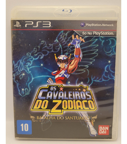 Ps3 Os Cavaleiros Do Zodiaco Batalha Santuario Físico Ps3
