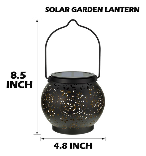 Leidrail Linternas Solares Al Aire Libre Impermeables, Regal