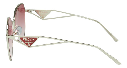 Prada Spr 57ys 1bc-09q Butterfly Shape Silver Pink Gradient (Usado)