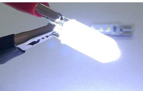 Par Cocuyos Led T10 Siliconados Fijos Para Carro Y Moto