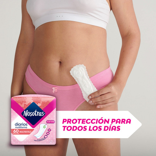 Protector Nosotras Multiestilo 12 Paquetes De 60 Unidades