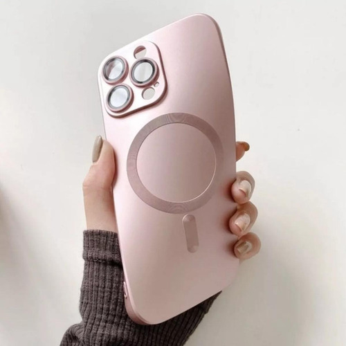 Funda Iphone 12 Compatible Magsafe Protector Camara Violeta Iphone 12