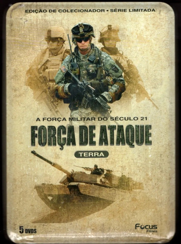 Lata Força De Ataque - Terra 5 Dvds Original Novo Lacrado