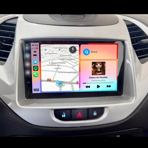Multimidia Adak Android 64gb Ford Ka 2018-2021 Gps Tela 7p