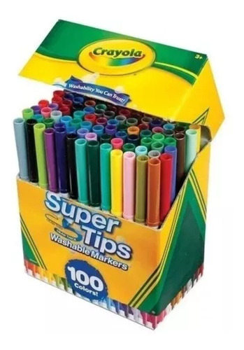 Crayolas Supertips ¡solo A Pedido Desde Usa! (100 Unidades)