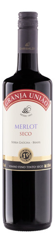 Vinho Merlot Granja União 2019 750 ml