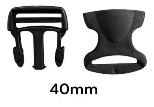 Clic Clac Broche Plástico 4cm - Pack 25 Unid