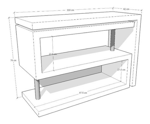 Imagen 5 de 7 de Escritorio Moderno Ref Giratorio° 2.0 Lacado Poliuretano