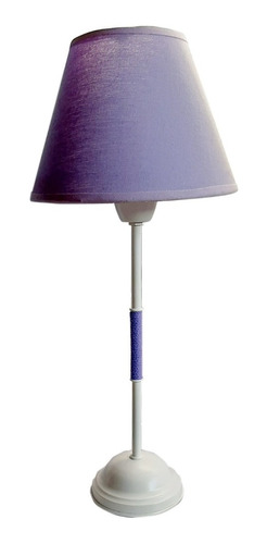 Velador Soga  Lila  Apto  Lamp Led Diseño Divino