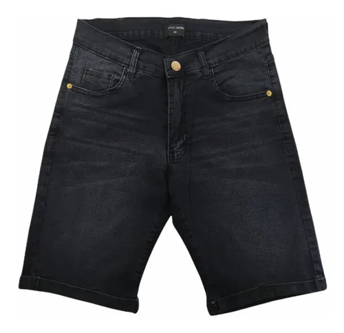 Bermuda De Jeans Chup n Elastizada Hombre