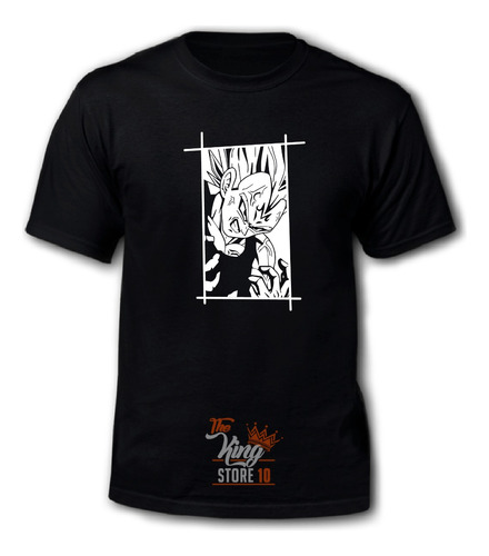 Polera, Dragon Ball, Majin Vegeta, Anime, Xxxl / Kingstore10