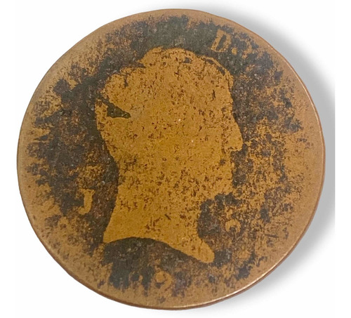 Moneda Cobre 8? Maravedis De España 1822?rey Ferdinando Vii (Usado)