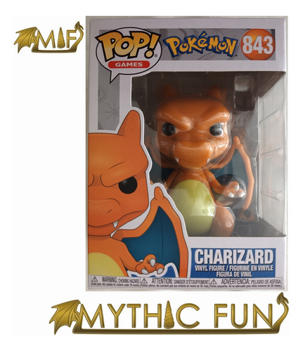 Funko Pop Pokemon - Charizard 843 (Usado)