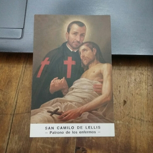 Estampita De San Camilo De Lellis 