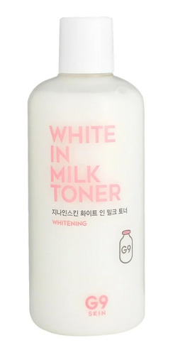 Imagen 1 de 5 de White In Milk Toner 300ml Original G9skin Kbeauty Outlet