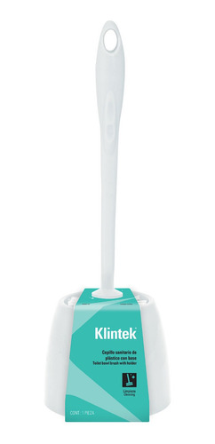 Imagen 2 de 4 de Cepillo Sanitario De Plástico Con Recipiente Klintek 57029