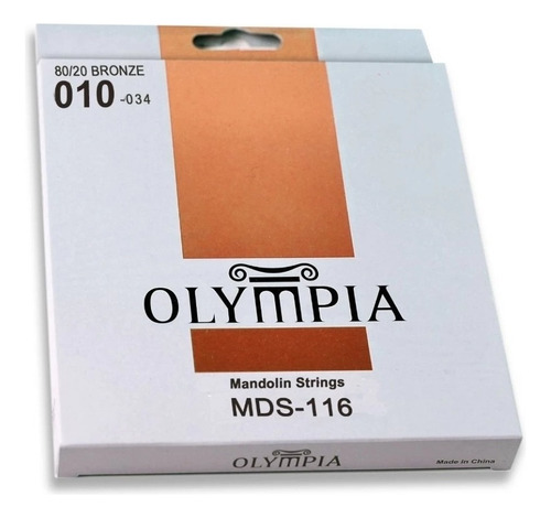 Cuerdas Para Mandolina Calibres 10-34 Olympia Mds116