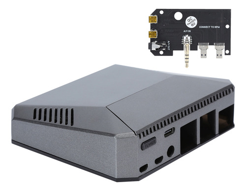 Accesorios De Ordenador Para Raspberry Pi 4b Case Mini Alumi