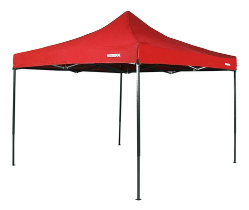 Gazebo plegable Waterdog Expo 303 PRO 3m x 3m x 3m - rojo