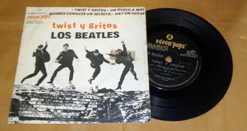 Los Beatles Twist Y Gritos Simple C/tapa Argentino / Kktus