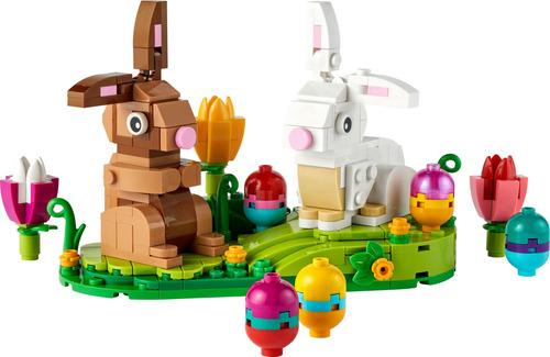 Juego De Juguetes De Construcción Lego Easter Rabbits Displa