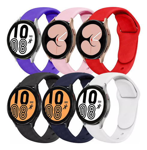 6silicone Correas For Samsung Galaxy Watch 5 4 Huawei Gt