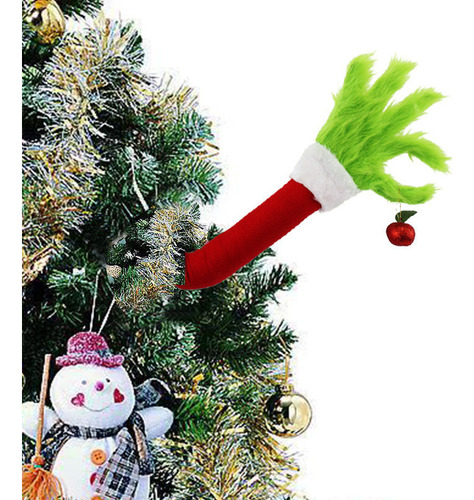 Adorno Para Árbol De Navidad Con Brazo De Muñeca Grinch