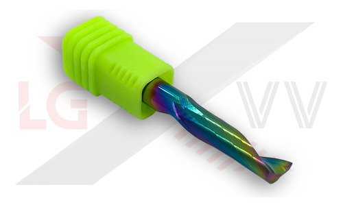 Fresa Topo 1 Corte 3mmx22mm Alumínio Com Cobertura Dlc 