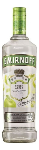 Vodka Smirnoff Green Apple 700ml X12 Zetta Bebidas