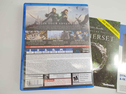 The Elder Scrolls Online Summerset Ps4 (Usado)