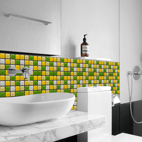 Pegatinas Autoadhesivas S 9012 Para Azulejos De Cristal, 10 Color F